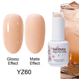 Clou Beaute Jelly Color UV Gel Manicure Summer Pink Nude Gel Nail Rainbow Nail Supplies For Professionals Semi-permanent Varnish