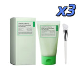 Green Tomato Mud Mask Cleansing Blackhead Pore Improve Rough Oil Control Moisturize Brighten No Irritation Facial Clay Cleanser