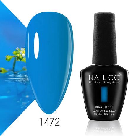 NAILCO 15ml HEMA FREE TPO FREE Top Base Coat Nail Gel Polish Supplies Vernis Semi Permanent Nail Art Manicure Gel Ongle UV Nails