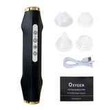 New Design - Portable CO2 Oxygen Bubble Pen Rechargeable Exfoliate Device Handheld Facial Clean Machine SPA Beauty Capsules