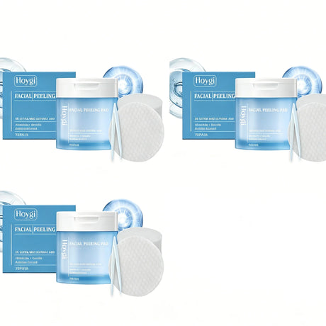 Salicylic Acid Acne-Clearing Toner Pads,Dual Action Exfoliation,Deep Clear Acne&Refine Pores,Centella+Allantoin,Soothing&Anti Redness,Polish Strawberry Nose&Rough Texture,Hydrating&Non-tightening,Convenient Dual Textured Pads
