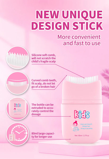 Sevich Broken Hair Finishing Cream Children Edge Control Wax Anti Frizz Hair Pomade Gel for Little Girl Non-Greasy Styling Cream