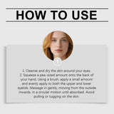 Instant Eye Care Cream With Brush Lasting Moisturizing Firming Smoothing Fine Lines Anti-Aging Eye Bag Removal Skin Care