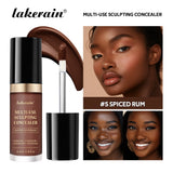 Lakerain 5-Color Waterproof Concealer Matte High Coverage Oil-Control Foundation For Acne Scars And Dark Circles Cosmetics