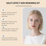 Dual-Effect Day & Night Skincare Kit - Hydration & Moisturization, Skin Barrier Protection, Full Face & Eye Care Set