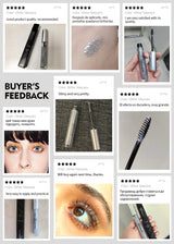 Diamond Glitter Mascara Fast Dry Eyelashes Curling Extension Makeup Waterproof Long-lasting Lengthens Eye Lash Black 4D Mascara
