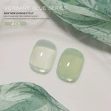 MN 12ML Selling Mint Mambo Gel Nail Polish ilky Green Blue-green Series Gel Polish Blue Nails Green Nail Summer Nail Spring Nail