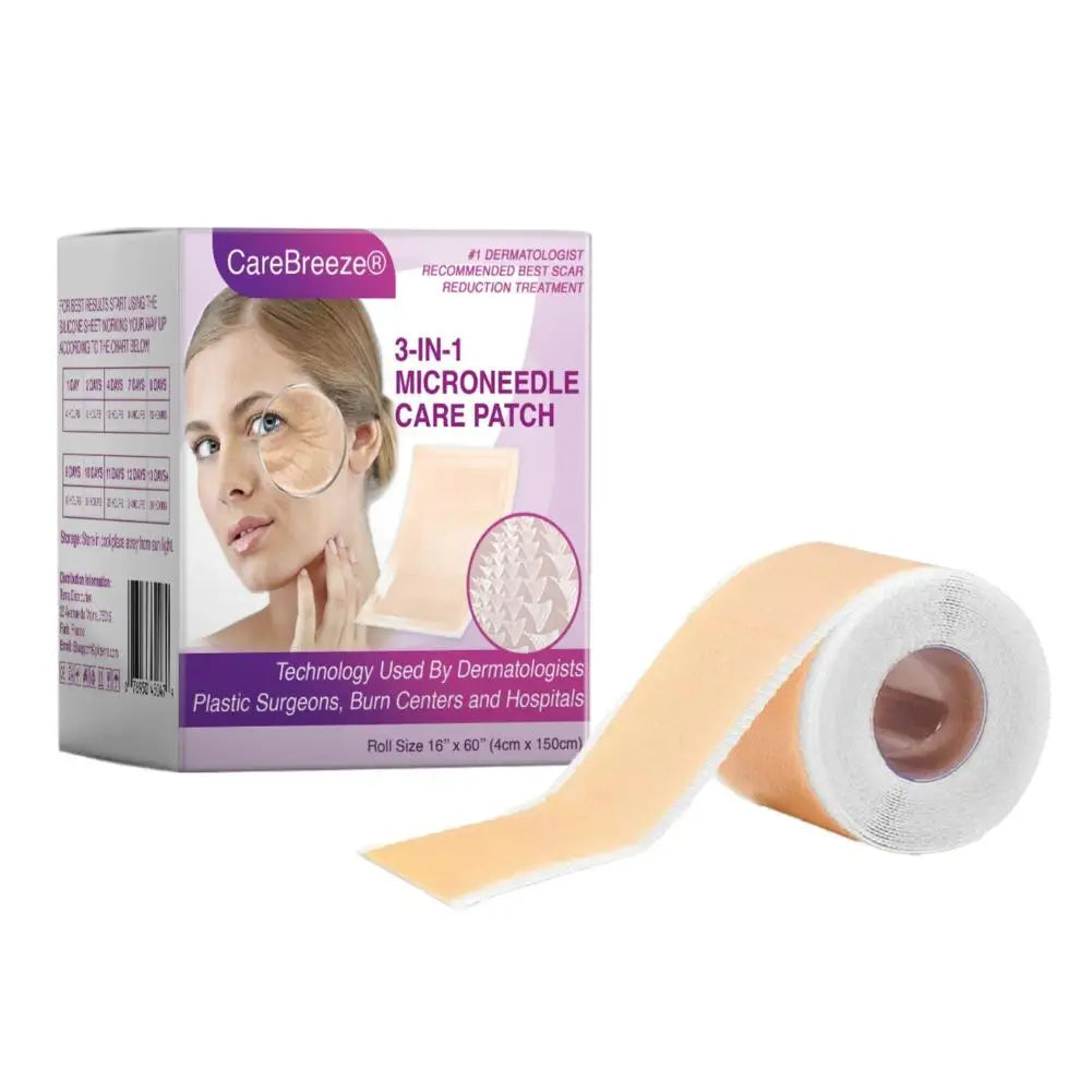 1/3/5rolls Brand Wrinkle-reducing Body Face Tape Dermatologist Recommend Best Scar Reduction Patch 3-in-1 Microneedle Care Patch