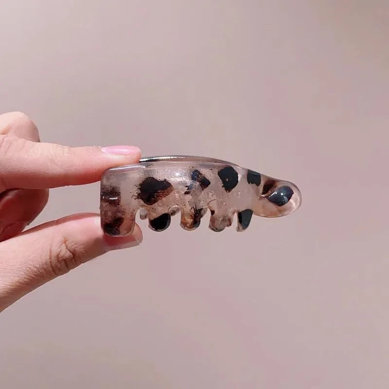 4 pcs banana clips, small size, vertical clips for women, elegant high ponytail hairpins, twist clips, simple hair accessori