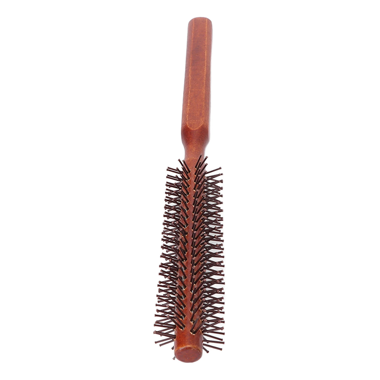 Round Styling Hair Brush Curling Roller Hairbrush Small Wood Brush Unisex for Blow Drying Home Use Curling Brush