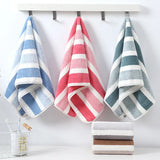 Striped Pattern Towel New Home Soft and Comfortable Bath Towels for Men and Women, Quick Drying Absorbent Towels For Bathroom