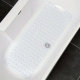 1Pc non-slip shower mat bathtub mat with drain holes and suction cups machine washable household bathroom shower carpet bathroom