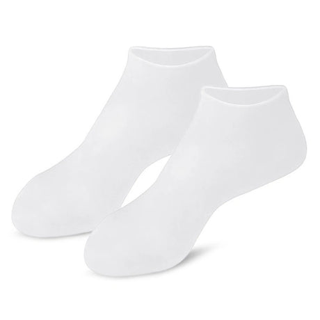 1Pair Silicone Moisturizing Socks Anti Cracking Silicone Exfoliating Socks Anti-Slip Foot Care Tools