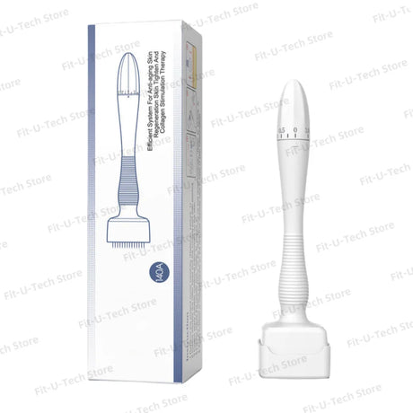 adjustable derma stamp  microneedle 140 pins skin care beard growth scalp hair