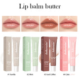 Summer Lip Balm Moisturizing Mirror Lip Gloss Lip Vanilla Mint Iced Coffee Cake Smell Lipstick Transparent Lip Oil  Makeup