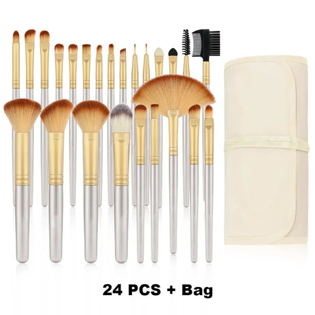 10-32PCS Makeup Brush Set Soft Fluffy Powder Foundation Contour Blush Concealer Eye Shadow Blending Makeup Kit Women Beauty Tool