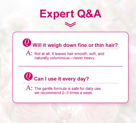 PURC Keratin Reconstruction Hair Mask Smoothing Softness Reduces Dryness Frizz Collagen Nourish Hair Conditioner 200g