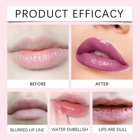 Lips Staining Mirror Lip Oil Gloss Long-Lasting Moisturizing Waterproof Non-stick Cup Makeup Lip Cosmetics Sexy Lips Plumper