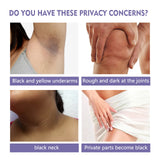 Armpit Brightening Cream Private Parts Dark Skin Bleaching Cream Lighten Melanin Knee Underarm Nipple Soften Dark Body Skin Care