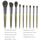 RANCAI 9PCS Makeup Brushes Set Eye Shadow Foundation Powder Contour Makeup Brush Cosmetic Beauty Tool Kit Free Shipping