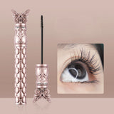 GECOMO Butterfly Flying Volume Mascara Curl Long-lasting Makeup Thin Brush Eyelash Primer Shape