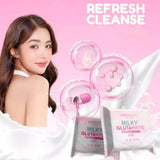 1-10PCS Korean MILKY GLUTAWHITE Premium Soap 70g Deep Cleansing Nourishing Rich Foam Soap Efficient Body Face Cleansing Care