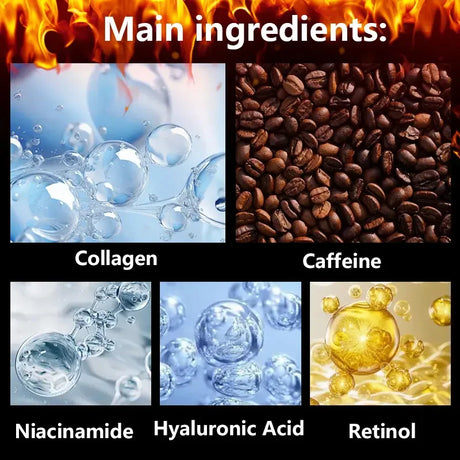 60g Caffeine Thermal Massage Cream - Deeply Nourishing and Firming Moisturizing Cream for Face and Body, Ideal for Exercise, Enhances the Moisturizing System, Moisturizing Cream