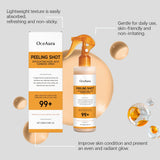 Exfoliating Kojic Acid Turmeric Spray Gently Peeling Solution Hydrating Skin Brightening Mist for Smooth Skin Back & Foot Care