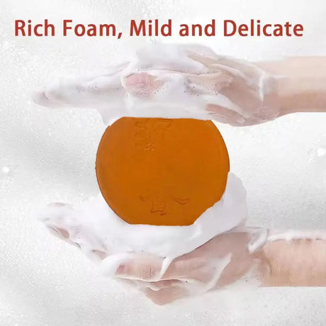 100g Agarwood Essential Oil Soap, Natural Agarwood /Sandalwood Soap Moisturizing Cleansing Bath Soap, Refreshing And Oil Control