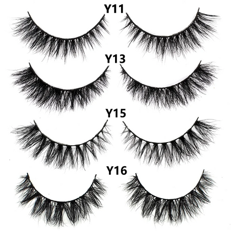 Half Lashes Mink Eyelashes Fluffy Soft False Eyelashes Wispy Cross Mink Eye Lashes Natural Short Mink Eyelash Extension Makeup