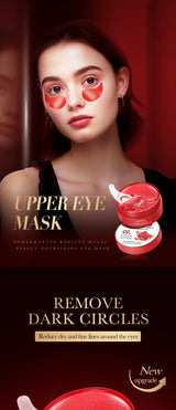 Red Pomegranate Eye Mask, a Multi-Effect Care Product with Moisturizing and Nourishing Properties, Can Effectively Improve Dark Circles Around the Eyes, Reduce Dry Lines and Fine Lines on the Skin Around the Eyes, and Make th