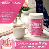 Multi Collagen Peptides Powder – Types I, II, III, V, X, Hydrolyzed Collagen for Women 99% Absorption Skin Hair Nails Joints