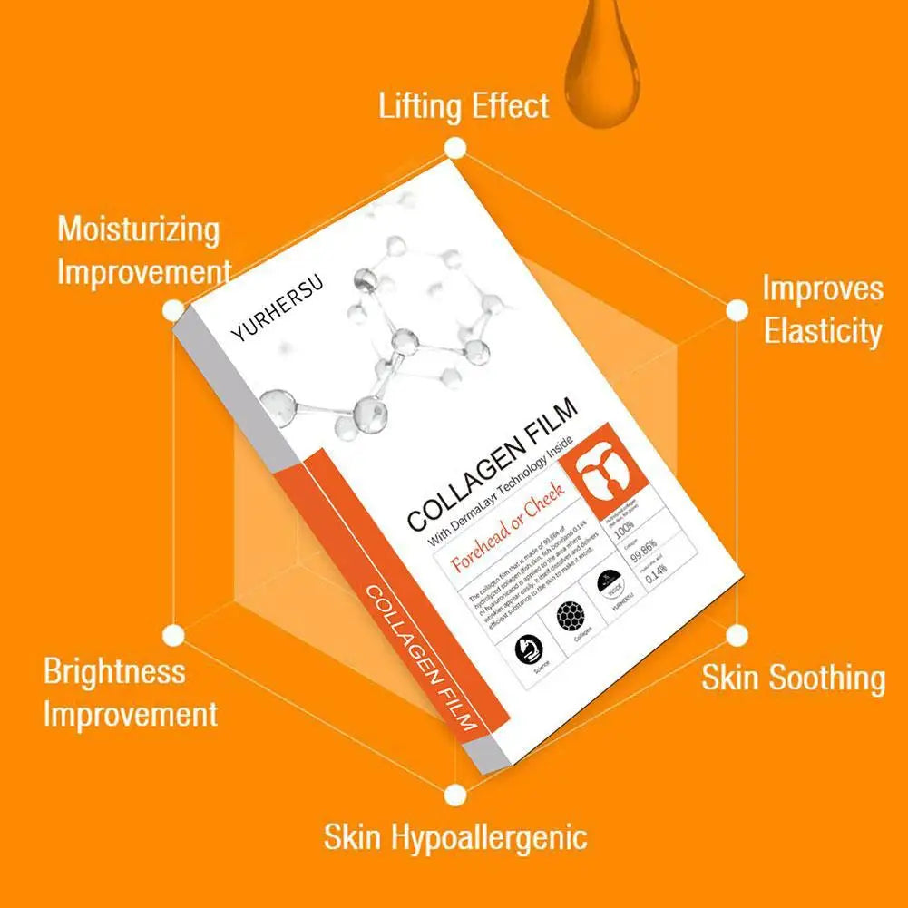 1 Set Collagen Film Water Soluble 2024 Moisturizing Paste Essence Dark Patch Circles Face Collagen Face Skin Care