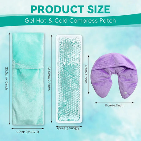 Reusable Cooling Gel Bead Ice Pack – Soothes & Comforts, Includes Washable Sleeve, Ideal for Postpartum Recovery & Daily Care