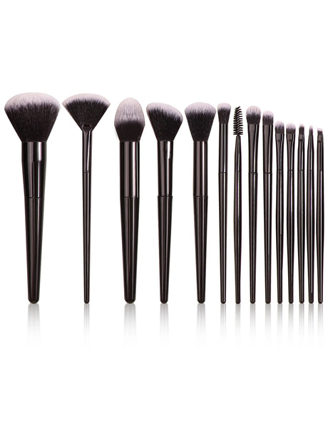 Black Makeup Brush Set Professional Super soft detail brush Blush Brush Foundation Concealer Eyeshadow Brush Women Beauty Tool