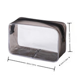 Clear Cosmetic Bag, Transparent Makeup Organizer Pouch for Toiletries, Portable Travel & Gift Storage ﻿
