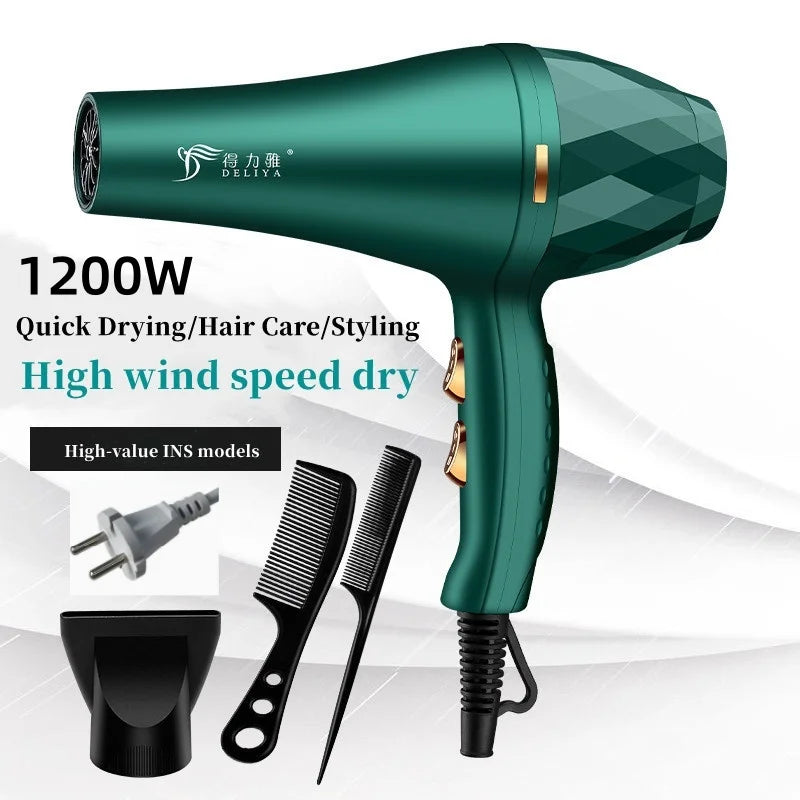 New High Wind Power Hair Dryer With Hot And Cold Constant Temperature Quick Drying Hood, Household Hair Salon Hair Dryer Tube