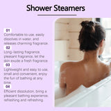 Rose Lavender Aromatherapy Shower Steamers Tablets Home Spa Relax Body Mental Relaxation Bath Products Shower Steamers Tablets