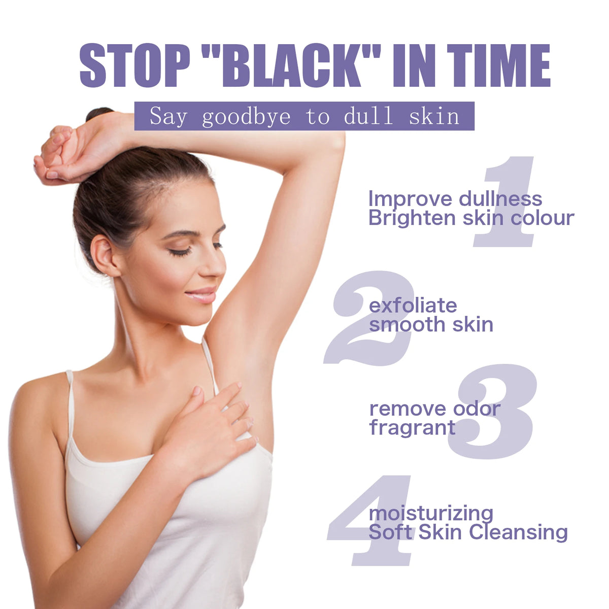 Armpit Brightening Cream Private Parts Dark Skin Bleaching Cream Lighten Melanin Knee Underarm Nipple Soften Dark Body Skin Care