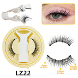 1 Pair Magnetic Eyelashes Set Reusable Easy to Use Eyelash Extension Tools Natural Curler False Eyelashes With Magnetic Tweezers
