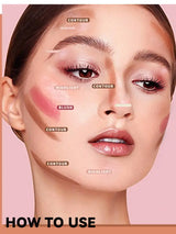 MLSMILE Highlight Contour 3-pack For 3D Makeup Brightening Skin Tone Face Blush Stick 3 Pcs Set 2025 New