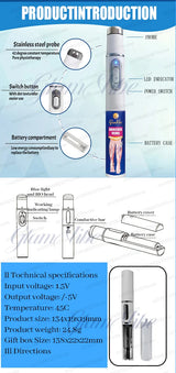 The blue light pen for improving leg health has been newly upgraded.