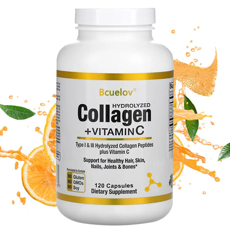 Hydrolyzed Fish Collagen - Marine Collagen, Skin Health, Anti-aging Antioxidant, ‌supports Joint and Bone Health
