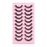 10Pairs 3D Mink Lashes russian strip lash Dramatic False Eyelashes Faux Cils Makeup Wholesale Fake Eyelash Extension
