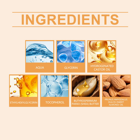 Shea Butter Body Oil Lightweight Fast Absorbing for Dry Rough Skin Soft Improve Dry Skin Body Massage Moisturizing Essential Oil