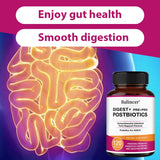 Postbiotics & Digestive Enzymes Capsules, Support Gut Wellness, Daily Digestive Comfort and Immune Balance, Vegan, Non-GMO