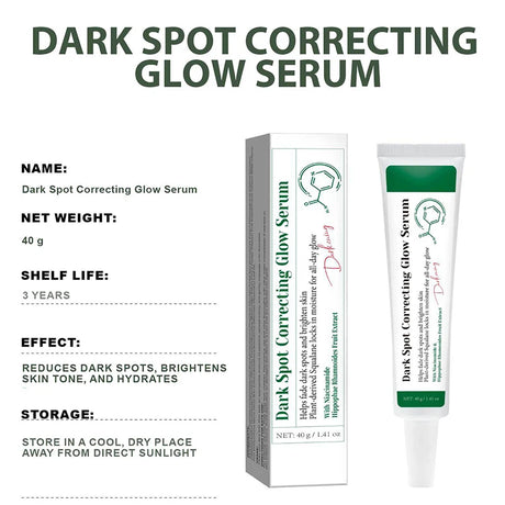 Dark Spot Correcting Glow Serum,Dullness,Acne,And Melanin Remover,Niacinamide Facial Skin Moisturizing Brightening Skincare