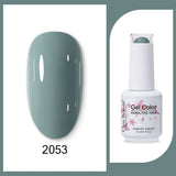 Clou Beaute 15ml HEMA TPO FREE Gel Nail Polish Bright Dark Army Green Gel Lacquer Semi Permanent Art Organic  Nail Gel Varnish