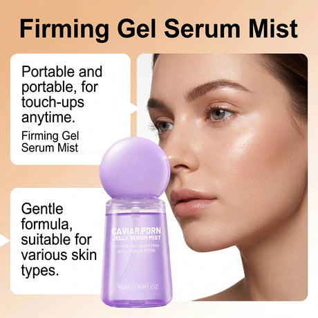 Collagen Peptide Jelly Serum Mist Caviar Pdrn Essence Spray Smooth Dry Moisturizing Brighten Firm Fade Pore Nourishing Face Care