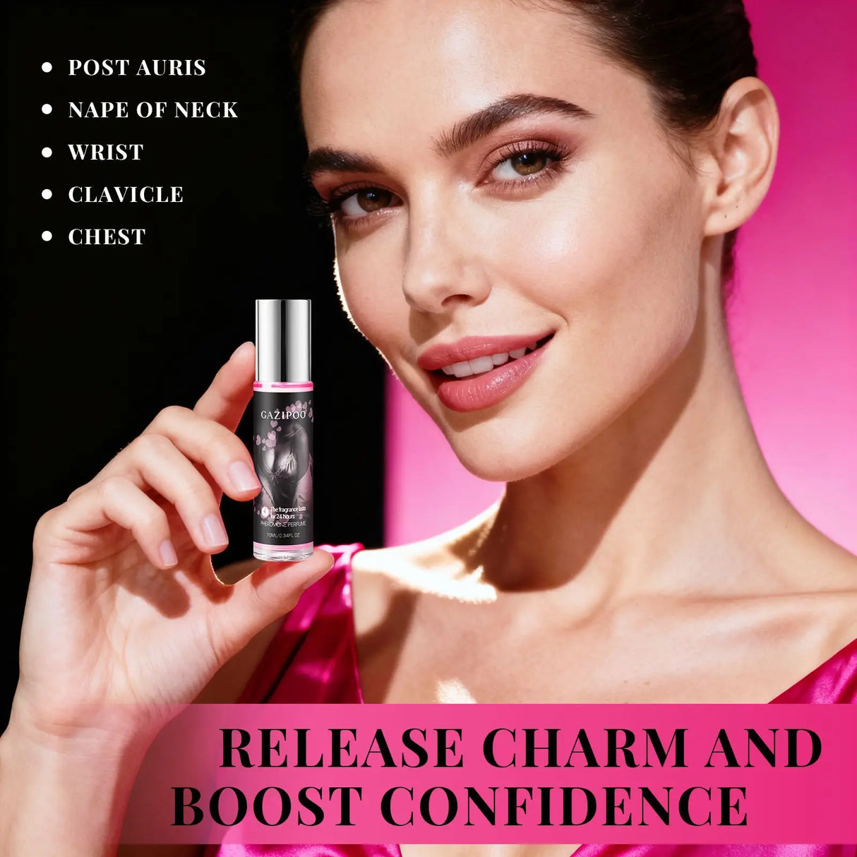 Pheromone Infused Perfume for Women, Natural Formula to Amplify Your Allure, Long Lasting Primal Attraction Scent for Dates